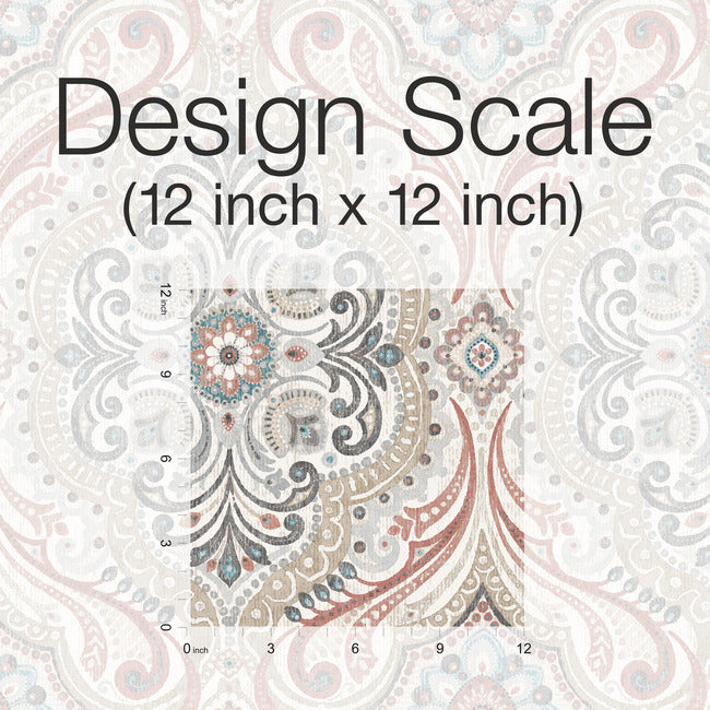 Bohemian Damask Peel and Stick Wallpaper Peel and Stick Wallpaper RoomMates   