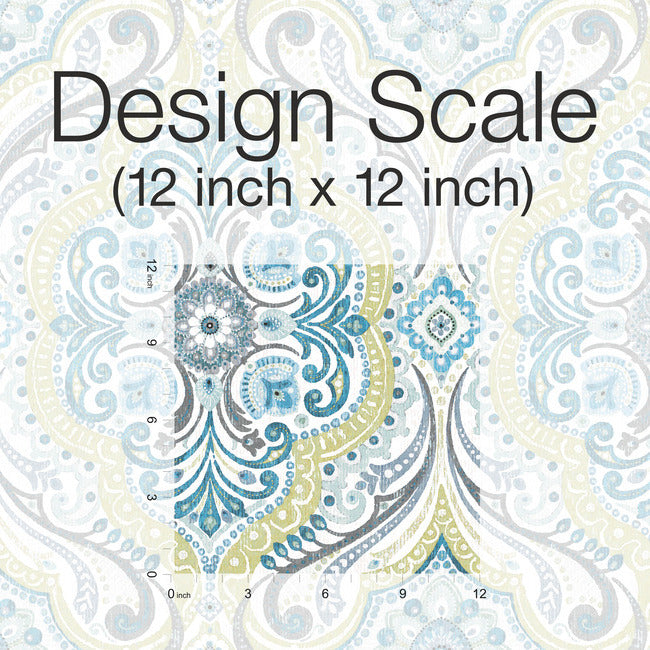 Bohemian Damask Peel and Stick Wallpaper Peel and Stick Wallpaper RoomMates   