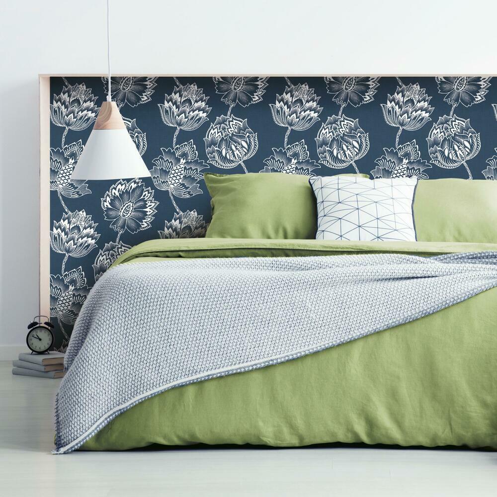 Batik Jacobean Peel and Stick Wallpaper Peel and Stick Wallpaper RoomMates   