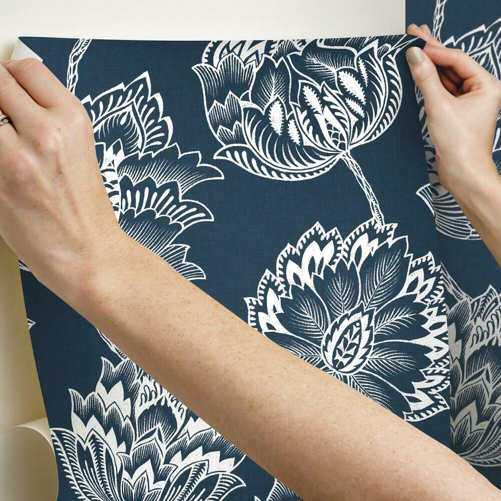 Batik Jacobean Peel and Stick Wallpaper Peel and Stick Wallpaper RoomMates   