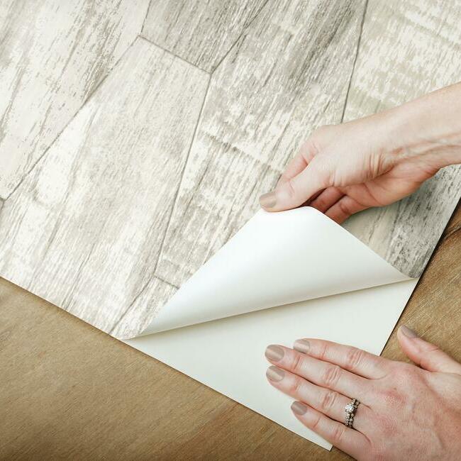 Wood Hexagon Tile Peel & Stick Wallpaper Peel and Stick Wallpaper RoomMates   