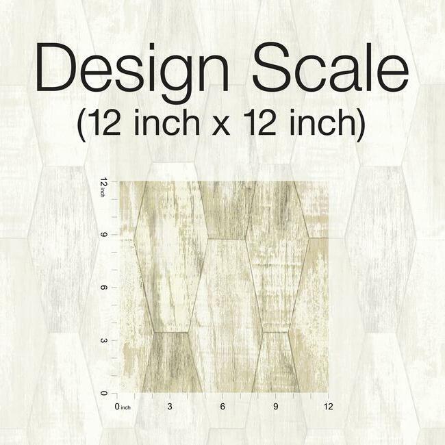 Wood Hexagon Tile Peel & Stick Wallpaper Peel and Stick Wallpaper RoomMates   