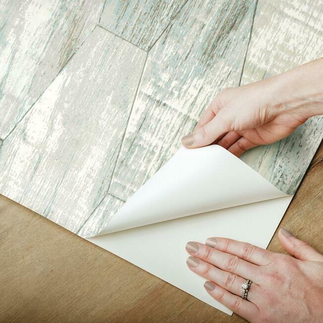 Wood Hexagon Tile Peel & Stick Wallpaper Peel and Stick Wallpaper RoomMates   