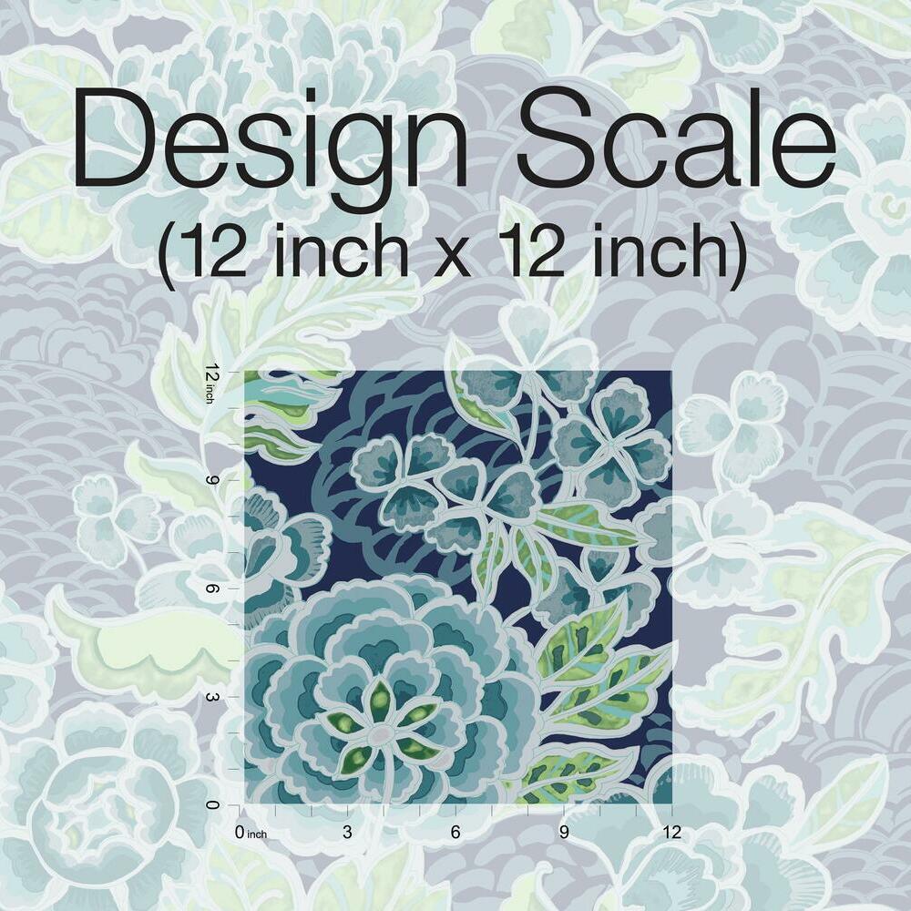 Waverly Zen Garden Peel and Stick Wallpaper Peel and Stick Wallpaper RoomMates   