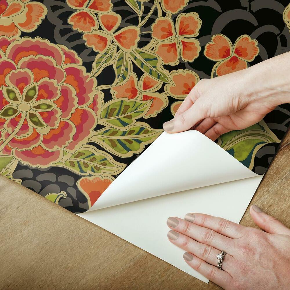 Waverly Zen Garden Peel and Stick Wallpaper Peel and Stick Wallpaper RoomMates   