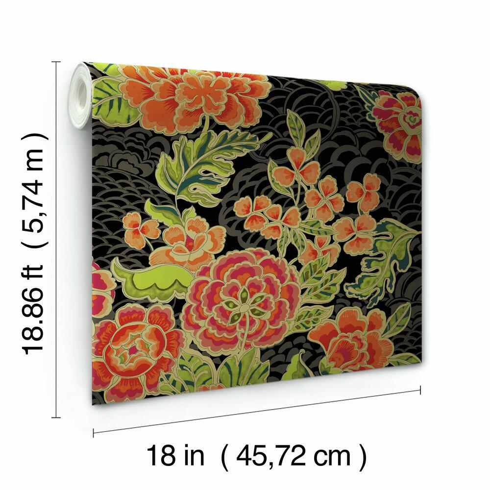 Waverly Zen Garden Peel and Stick Wallpaper Peel and Stick Wallpaper RoomMates   