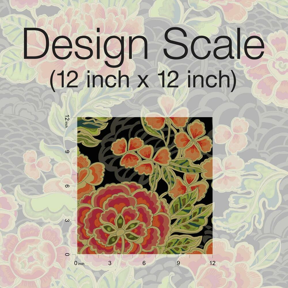 Waverly Zen Garden Peel and Stick Wallpaper Peel and Stick Wallpaper RoomMates   