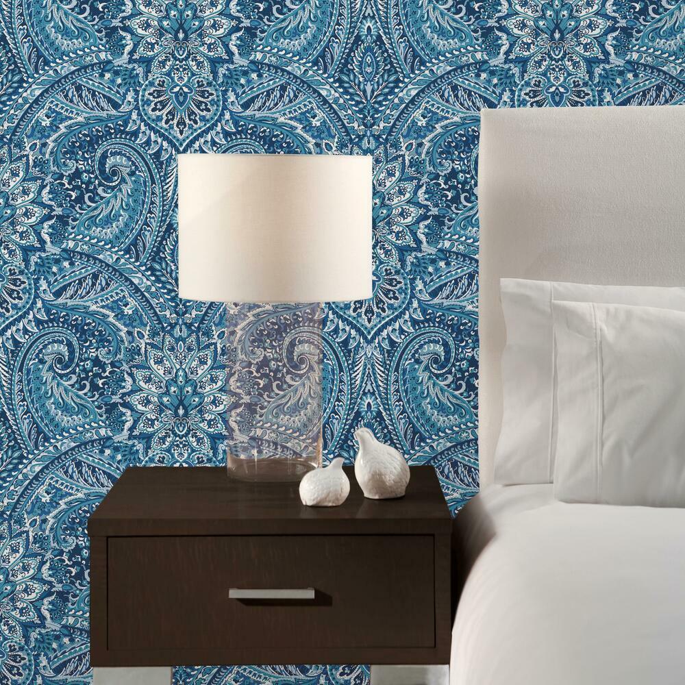 Waverly Swept Away Peel and Stick Wallpaper Peel and Stick Wallpaper RoomMates   