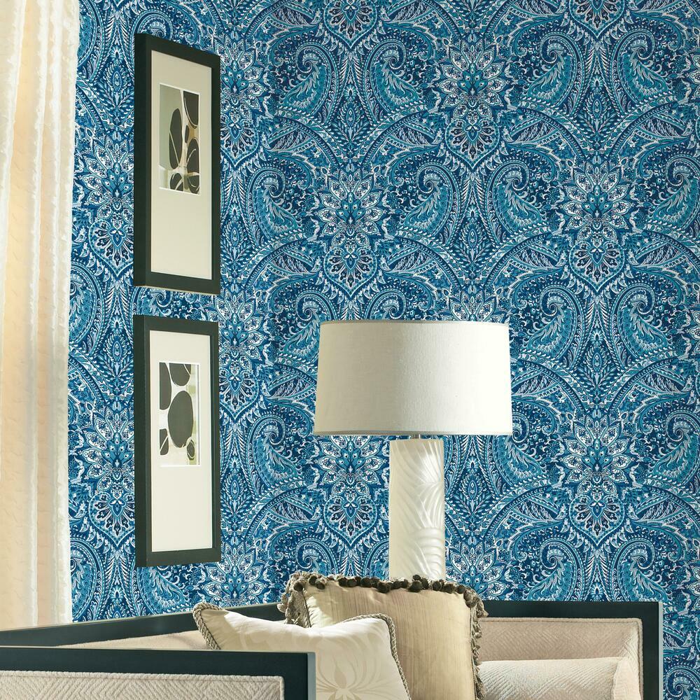 Waverly Swept Away Peel and Stick Wallpaper Peel and Stick Wallpaper RoomMates   