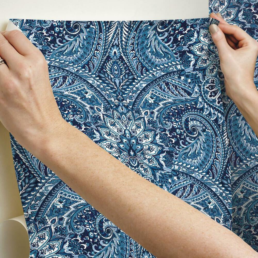 Waverly Swept Away Peel and Stick Wallpaper Peel and Stick Wallpaper RoomMates   