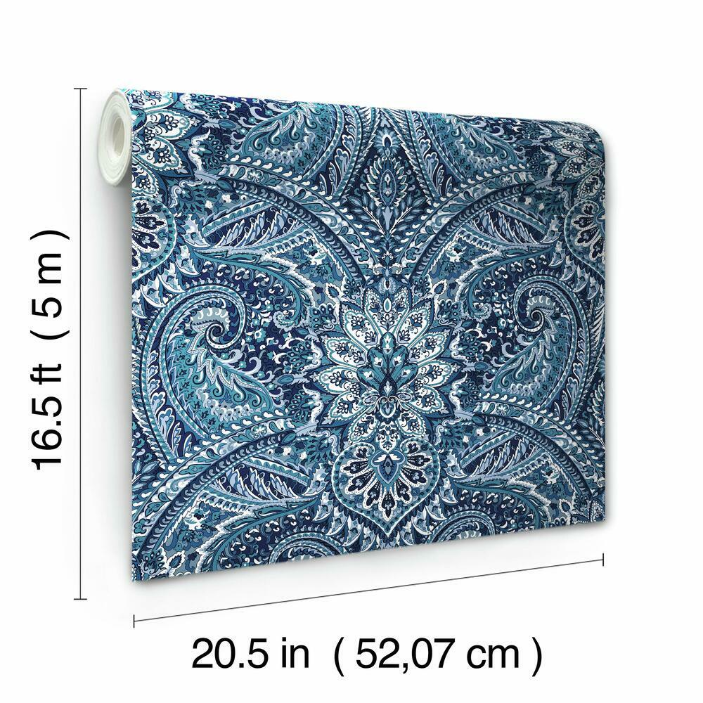 Waverly Swept Away Peel and Stick Wallpaper Peel and Stick Wallpaper RoomMates   