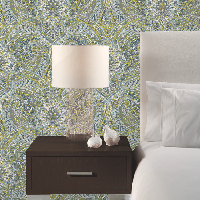Waverly Swept Away Peel and Stick Wallpaper Peel and Stick Wallpaper RoomMates   