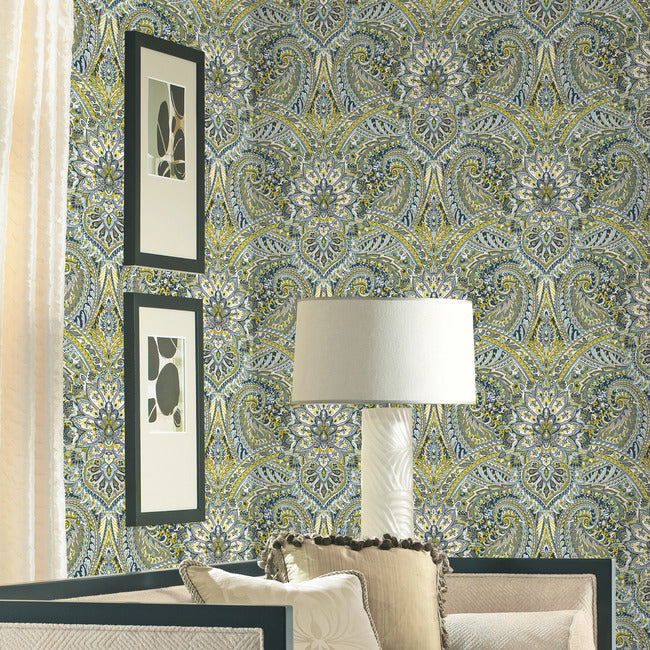 Waverly Swept Away Peel and Stick Wallpaper Peel and Stick Wallpaper RoomMates   