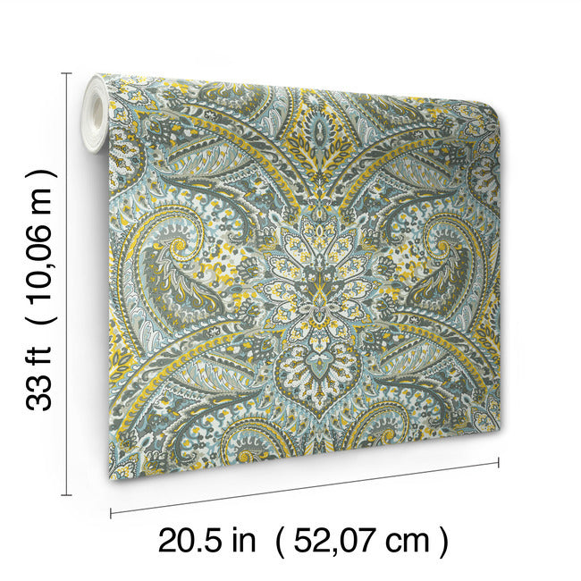 Waverly Swept Away Peel and Stick Wallpaper Peel and Stick Wallpaper RoomMates   