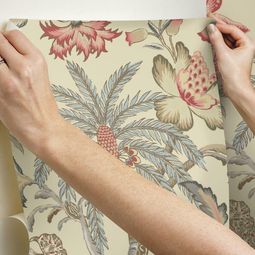Waverly Exotic Curiosity Peel and Stick Wallpaper Peel and Stick Wallpaper RoomMates   