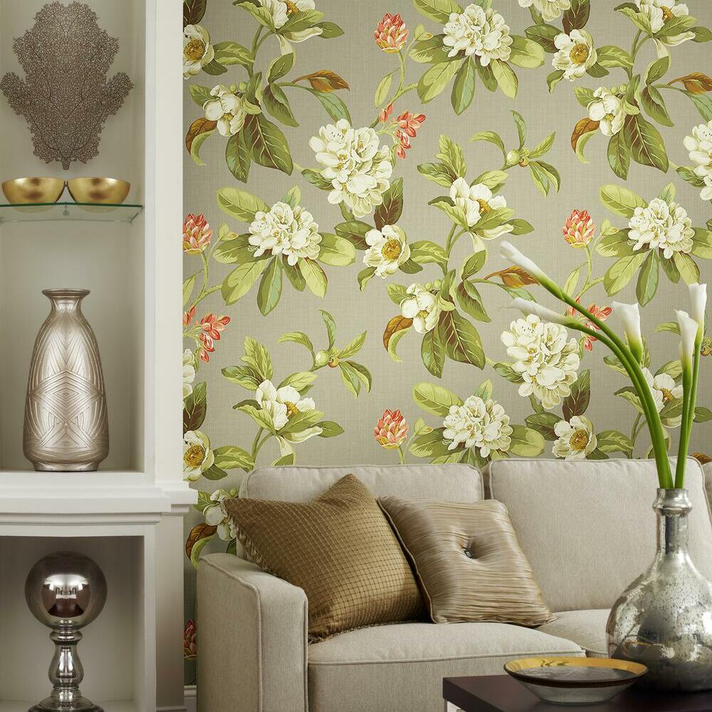 Waverly Live Artfully Peel and Stick Wallpaper Peel and Stick Wallpaper RoomMates   