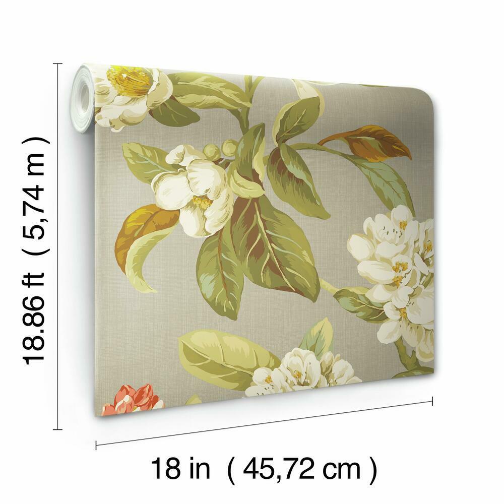 Waverly Live Artfully Peel and Stick Wallpaper Peel and Stick Wallpaper RoomMates   