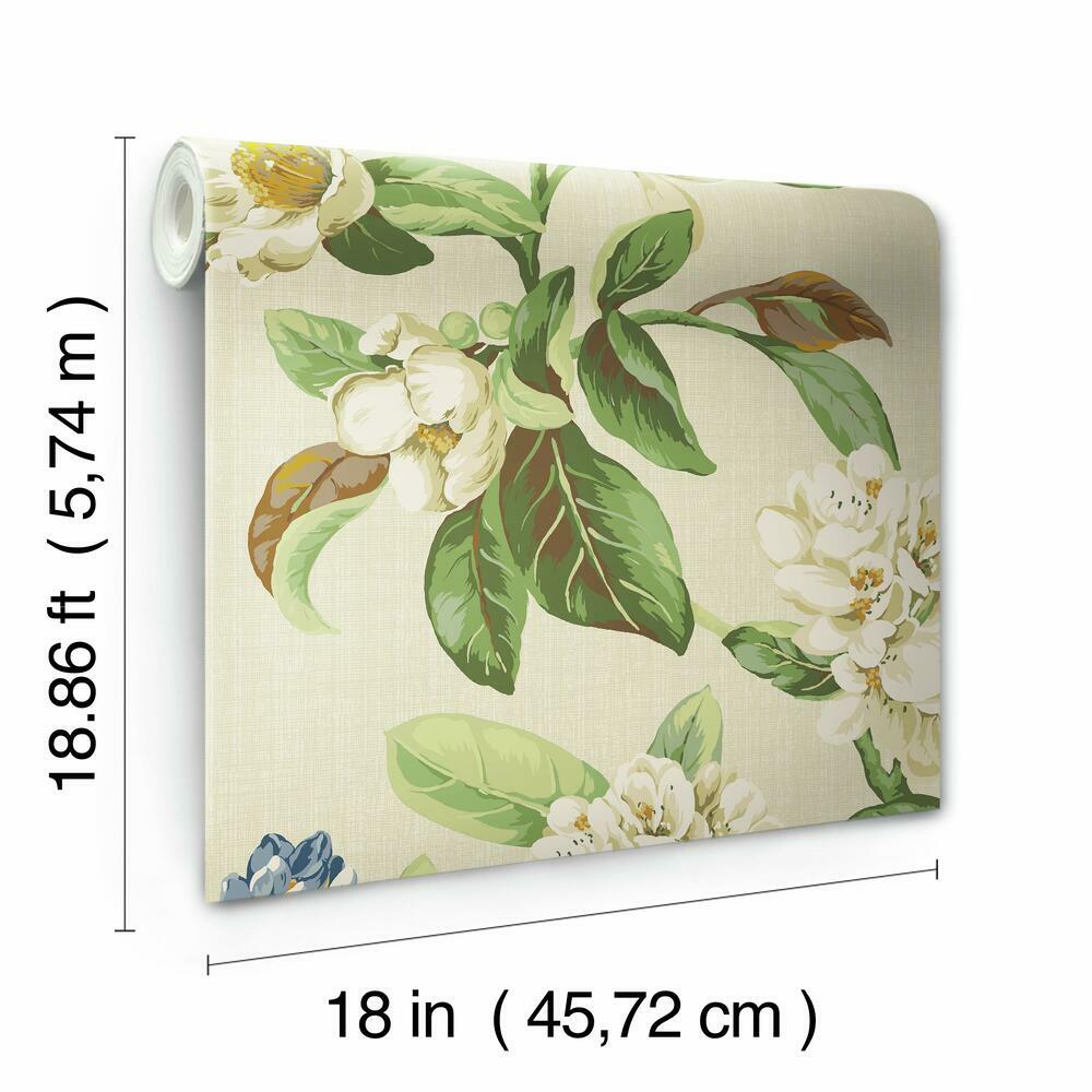 Waverly Live Artfully Peel and Stick Wallpaper Peel and Stick Wallpaper RoomMates   