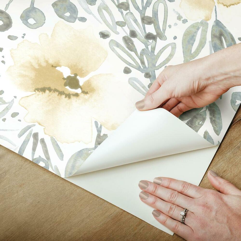 Clara Jean April Showers Peel and Stick Wallpaper Peel and Stick Wallpaper RoomMates   