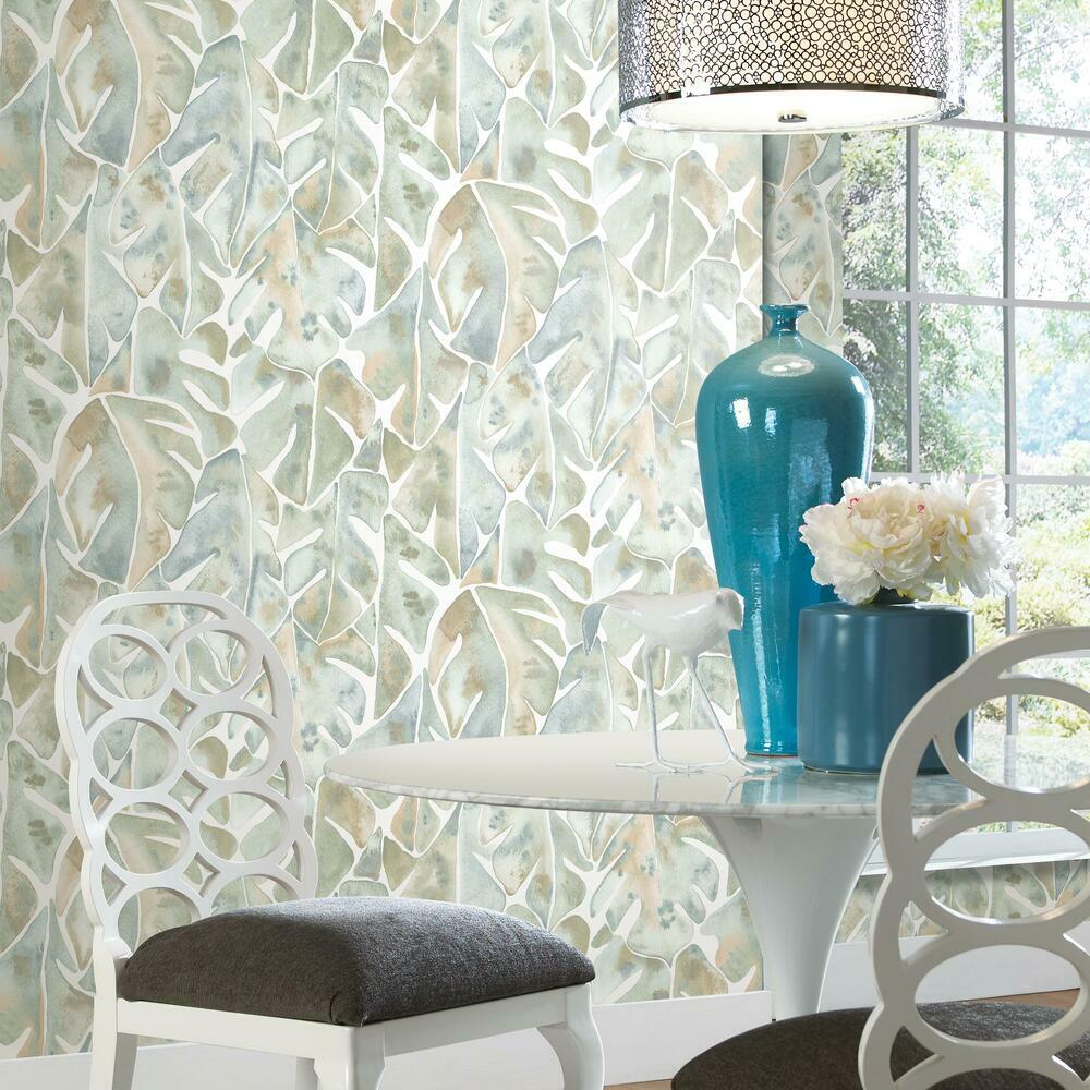 CatCoq Philodendron Peel and Stick Wallpaper Peel and Stick Wallpaper RoomMates   