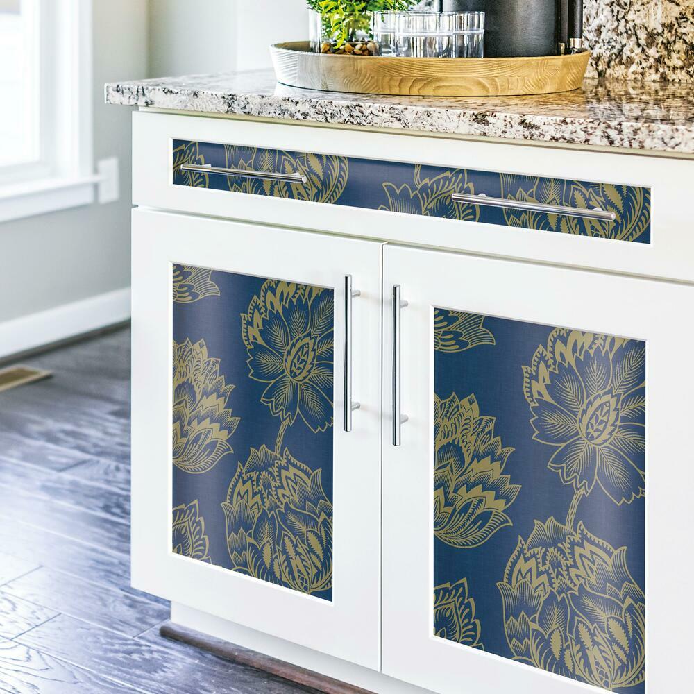 Batik Jacobean Peel and Stick Wallpaper Peel and Stick Wallpaper RoomMates   