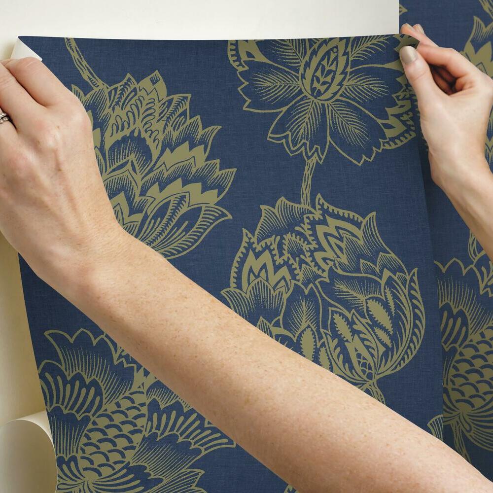 Batik Jacobean Peel and Stick Wallpaper Peel and Stick Wallpaper RoomMates   