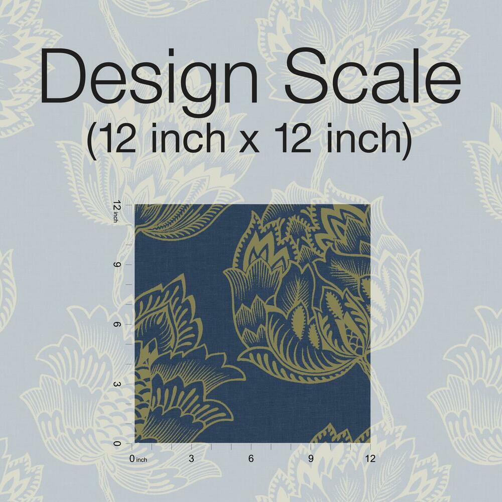 Batik Jacobean Peel and Stick Wallpaper Peel and Stick Wallpaper RoomMates   