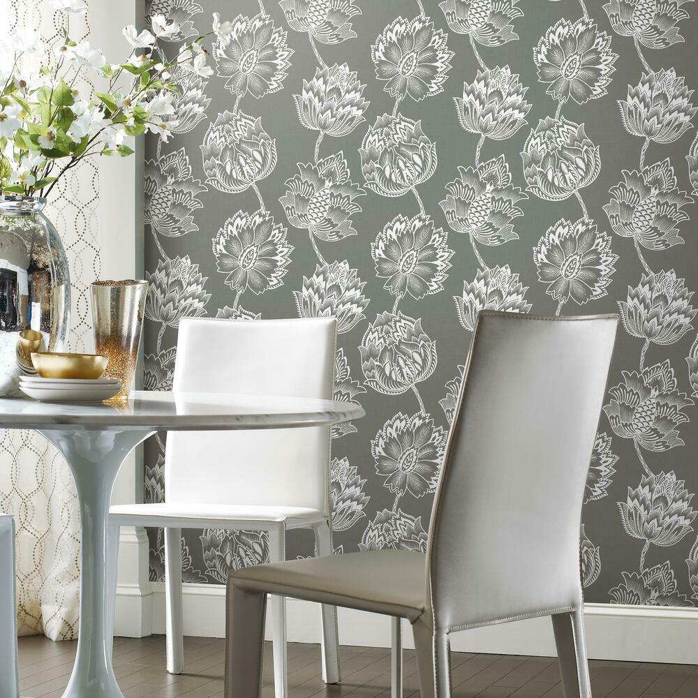 Batik Jacobean Peel and Stick Wallpaper Peel and Stick Wallpaper RoomMates   