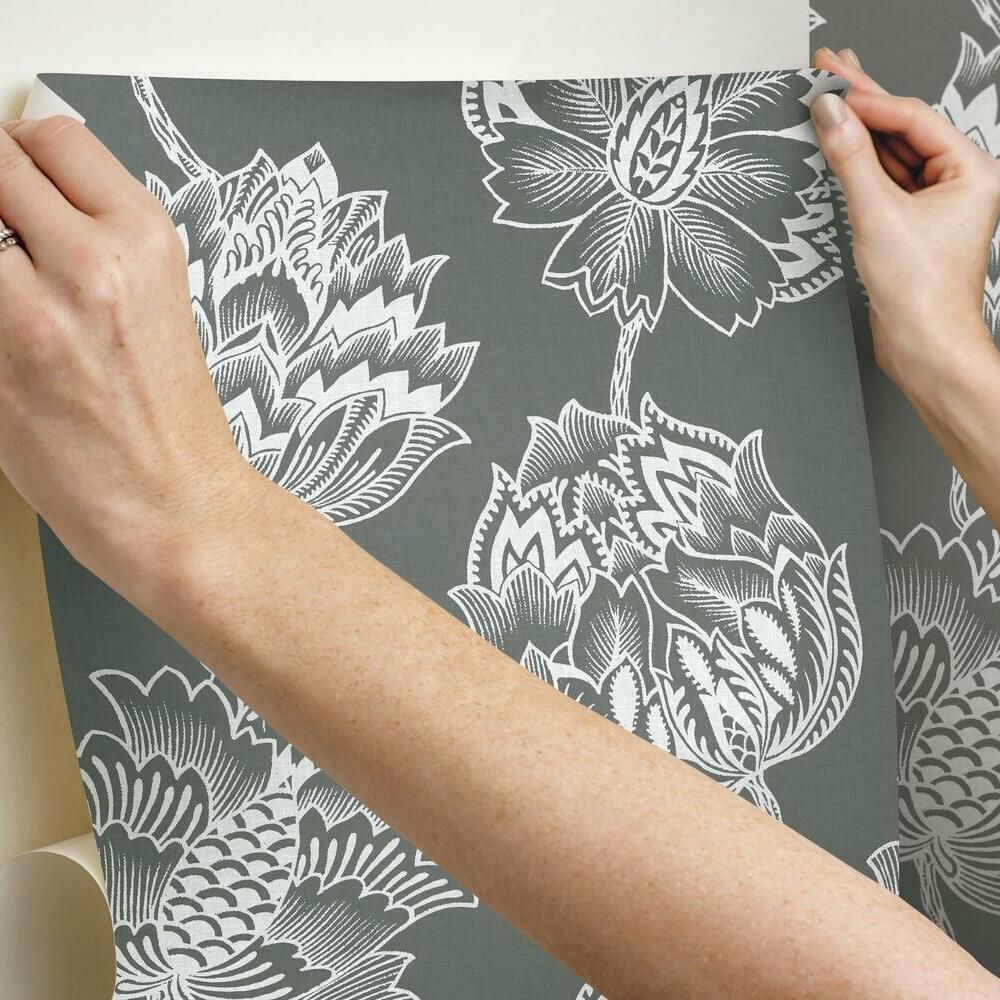 Batik Jacobean Peel and Stick Wallpaper Peel and Stick Wallpaper RoomMates   