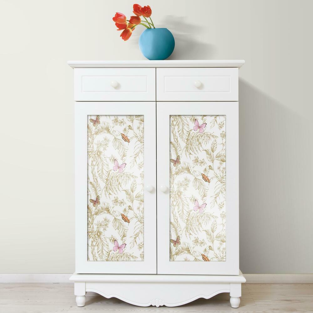 Butterfly Sketch Peel and Stick Wallpaper Peel and Stick Wallpaper RoomMates   