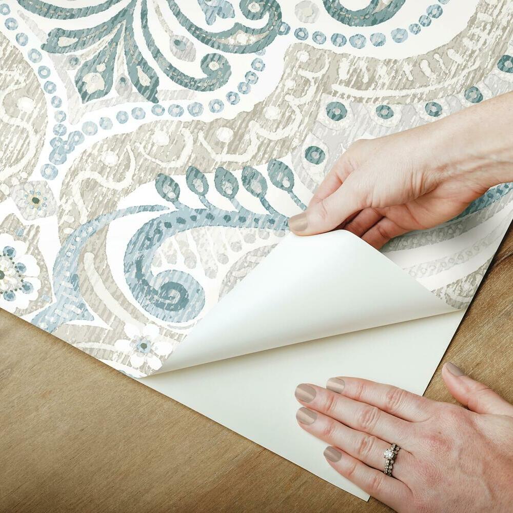 Bohemian Damask Peel and Stick Wallpaper Peel and Stick Wallpaper RoomMates   