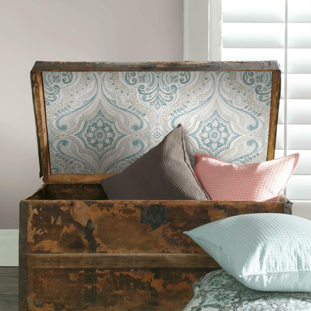 Bohemian Damask Peel and Stick Wallpaper Peel and Stick Wallpaper RoomMates   
