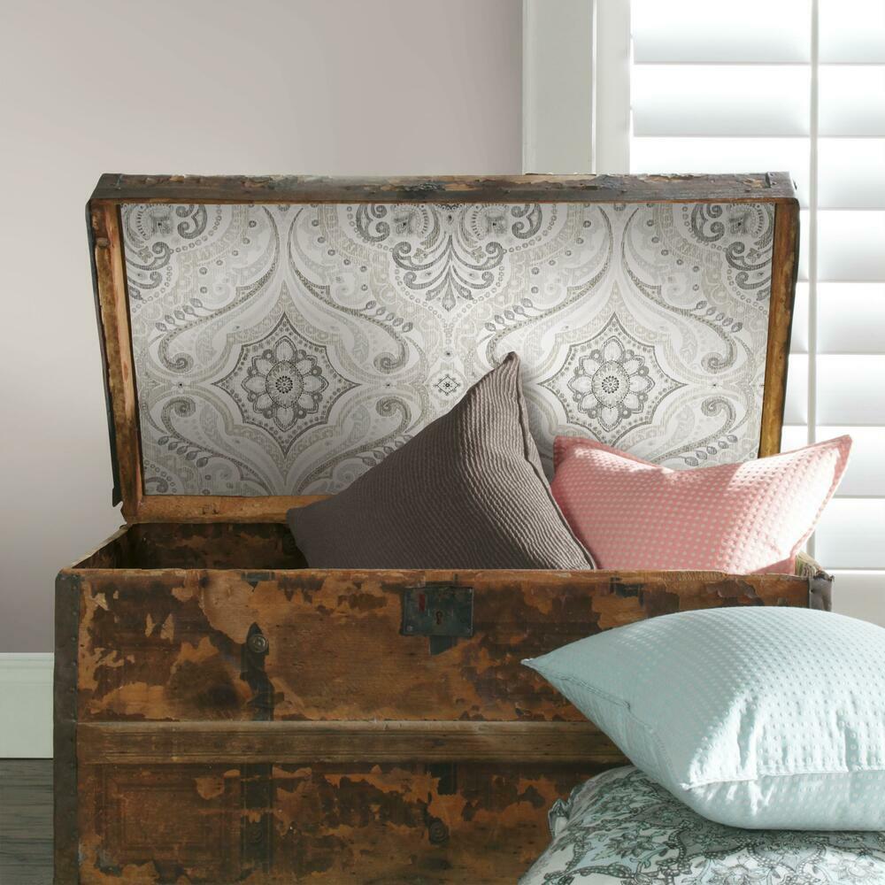 Bohemian Damask Peel and Stick Wallpaper Peel and Stick Wallpaper RoomMates   