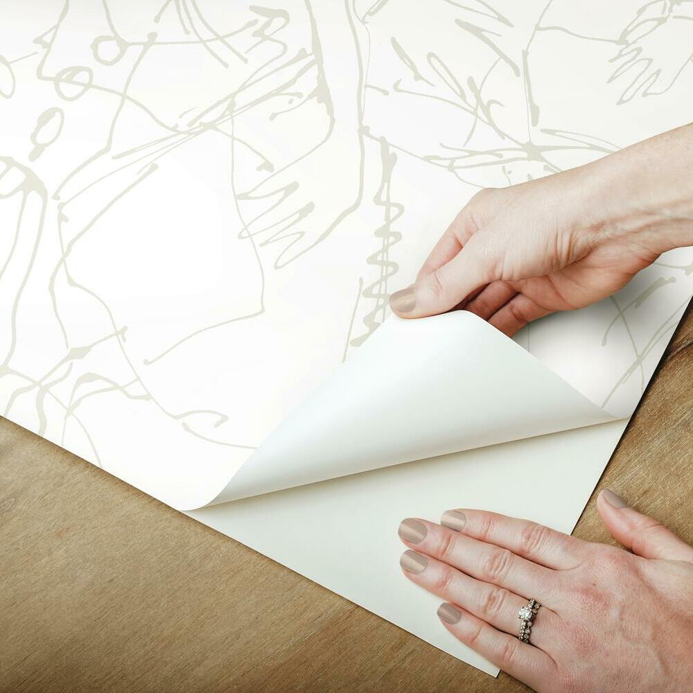 Vogue Sketches Peel and Stick Wallpaper Peel and Stick Wallpaper RoomMates   