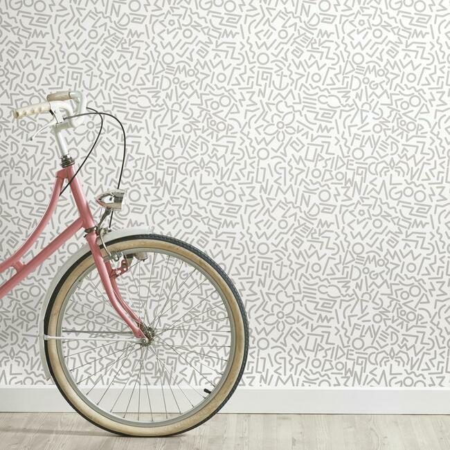 Stranger Things Doodles Peel & Stick Wallpaper Peel and Stick Wallpaper RoomMates   