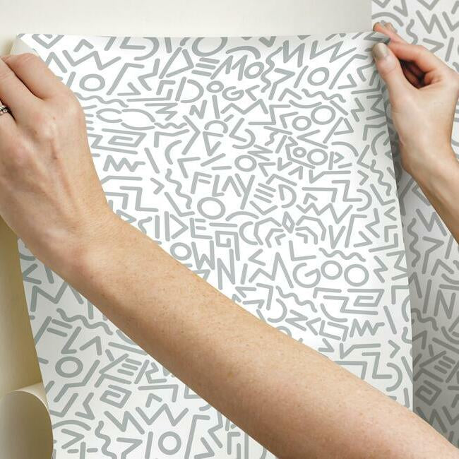Stranger Things Doodles Peel & Stick Wallpaper Peel and Stick Wallpaper RoomMates   