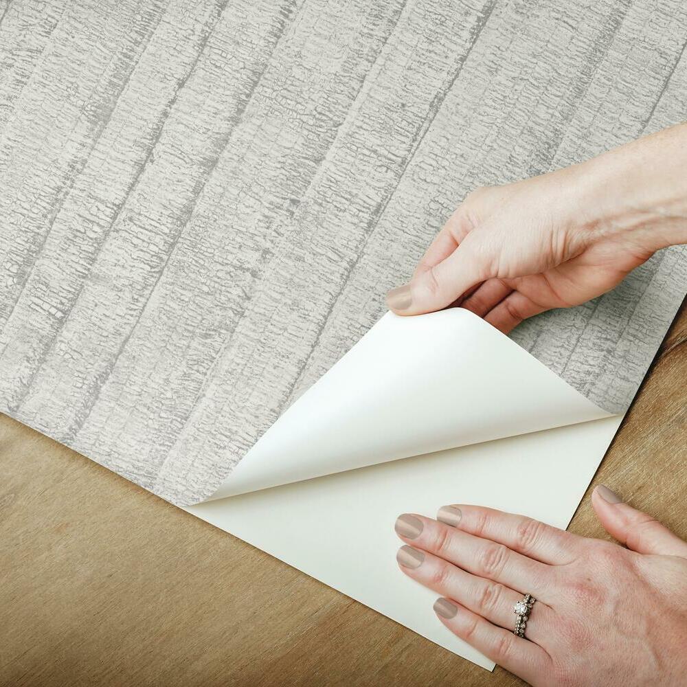 Crackled Stria Faux Texture Peel and Stick Wallpaper Peel and Stick Wallpaper RoomMates   