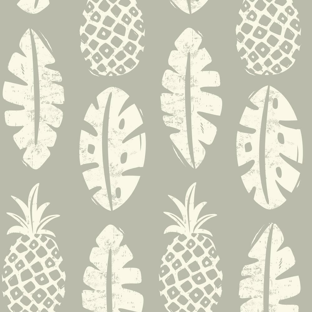 Pineapple Block Print Peel and Stick Wallpaper Peel and Stick Wallpaper RoomMates
