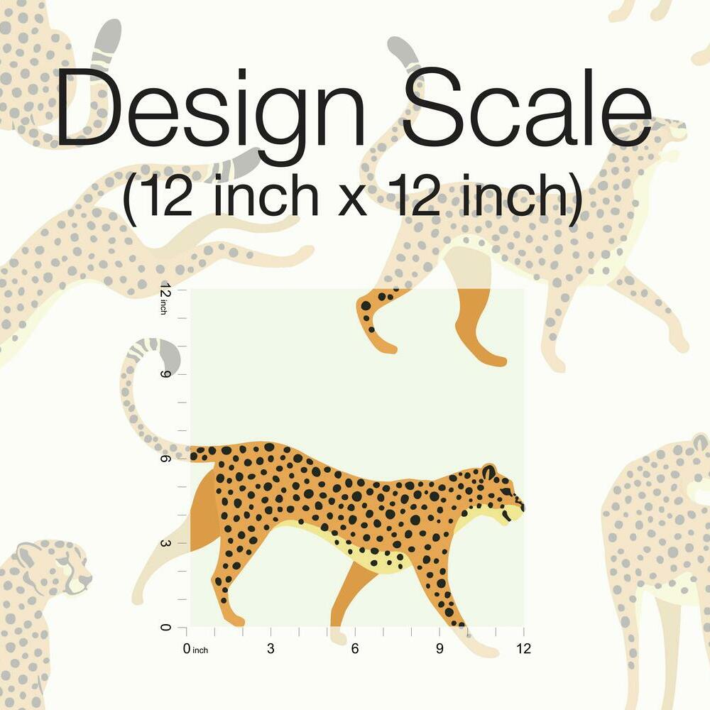 Cheetah Cheetah Peel and Stick Wallpaper Peel and Stick Wallpaper RoomMates   