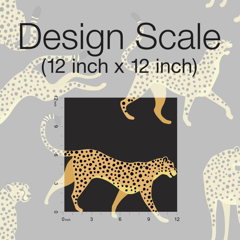 Cheetah Cheetah Peel and Stick Wallpaper Peel and Stick Wallpaper RoomMates   