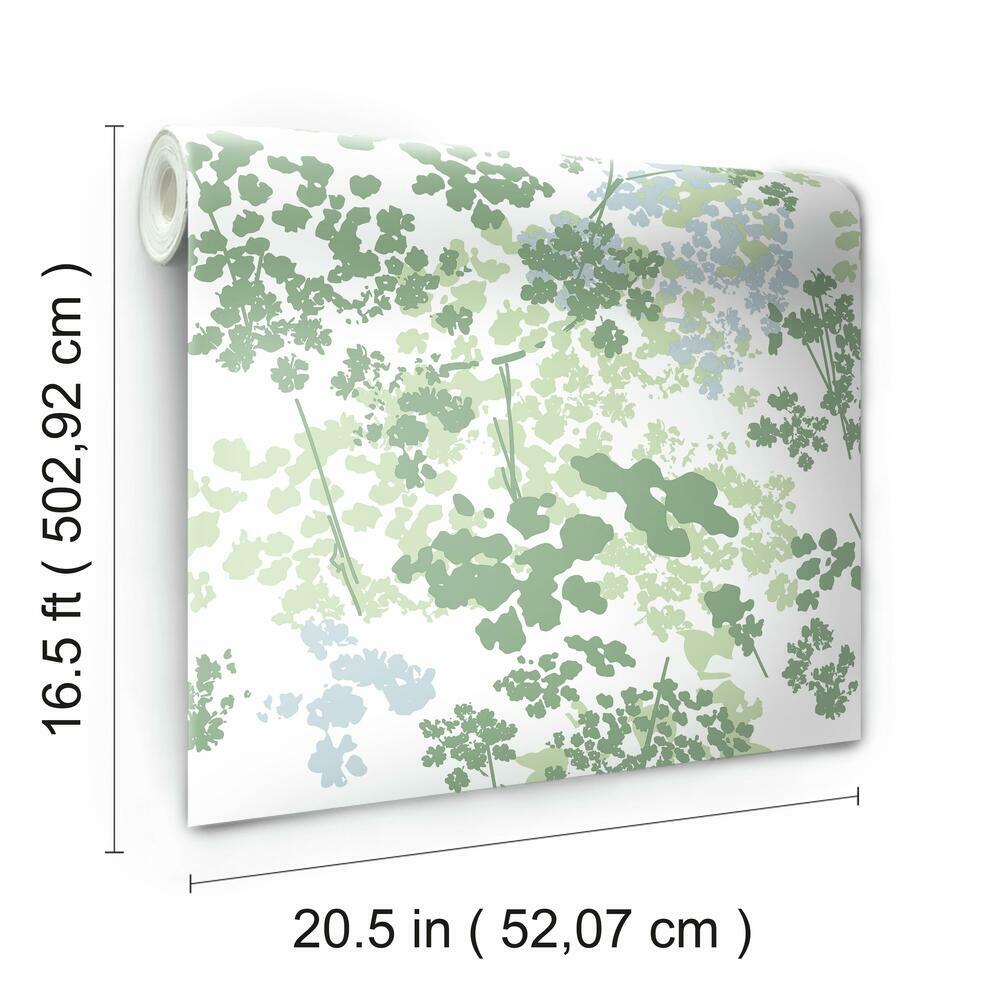 Queen Anne's Lace Peel & Stick Wallpaper Peel and Stick Wallpaper RoomMates   
