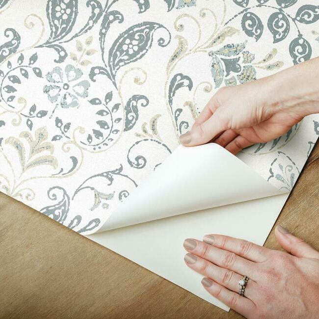 Persian Damask Peel and Stick Wallpaper Peel and Stick Wallpaper RoomMates   