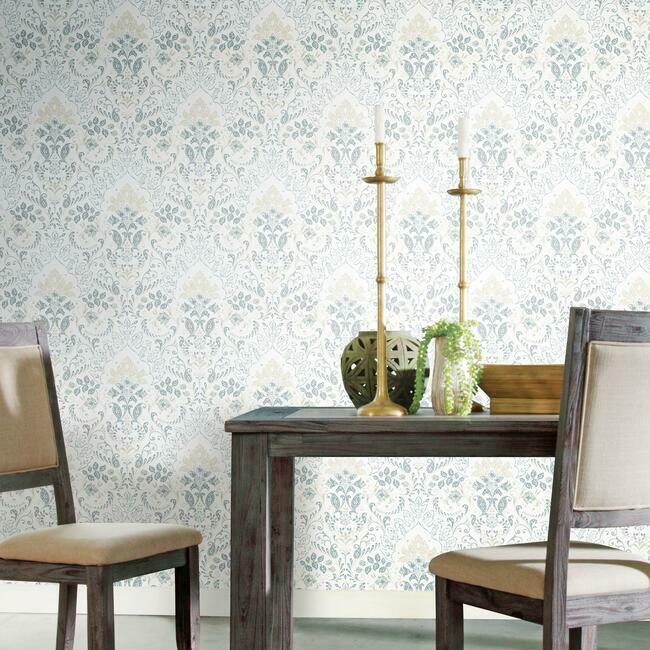 Persian Damask Peel and Stick Wallpaper Peel and Stick Wallpaper RoomMates   