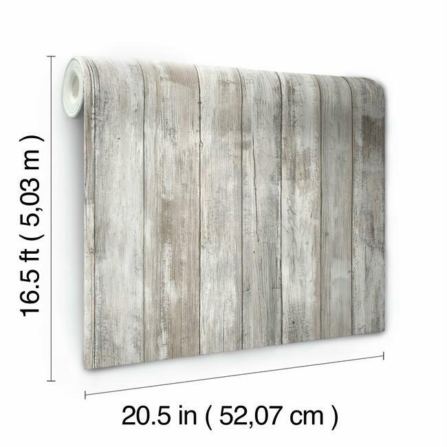 Distressed Wood Peel and Stick Wallpaper Peel and Stick Wallpaper RoomMates   