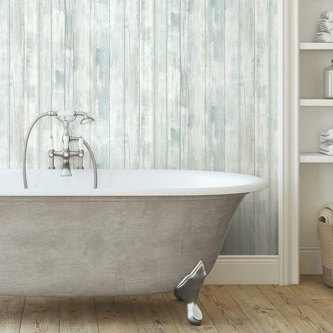Distressed Wood Peel and Stick Wallpaper Peel and Stick Wallpaper RoomMates   