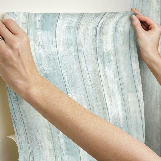 Distressed Wood Peel and Stick Wallpaper Peel and Stick Wallpaper RoomMates   