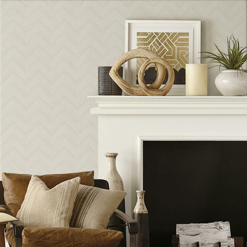 Herringbone Weave Peel and Stick Wallpaper Peel and Stick Wallpaper RoomMates   