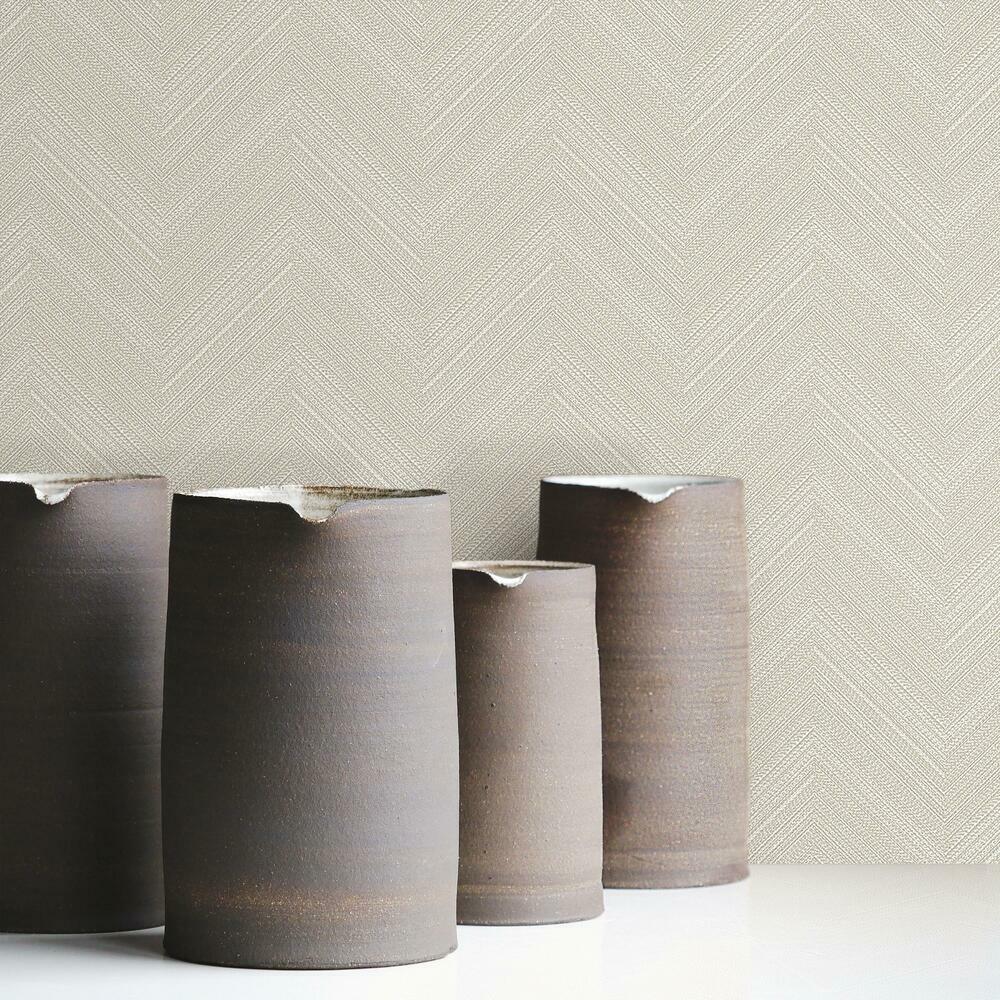 Herringbone Weave Peel and Stick Wallpaper Peel and Stick Wallpaper RoomMates   
