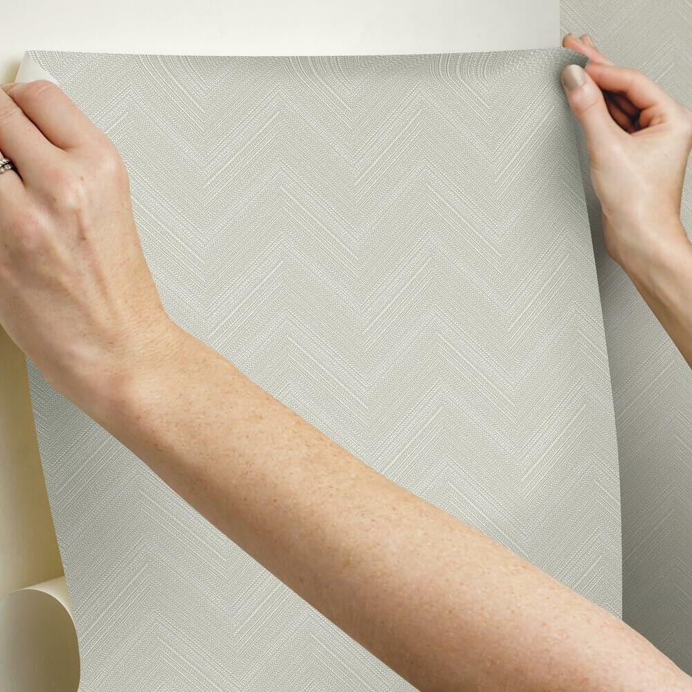 Herringbone Weave Peel and Stick Wallpaper Peel and Stick Wallpaper RoomMates   
