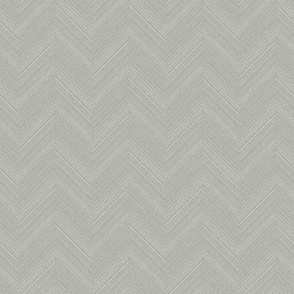 Herringbone Weave Peel and Stick Wallpaper Peel and Stick Wallpaper RoomMates Roll Grey 